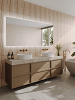 R-Series Studio Rectangle Frameless LED Mirror