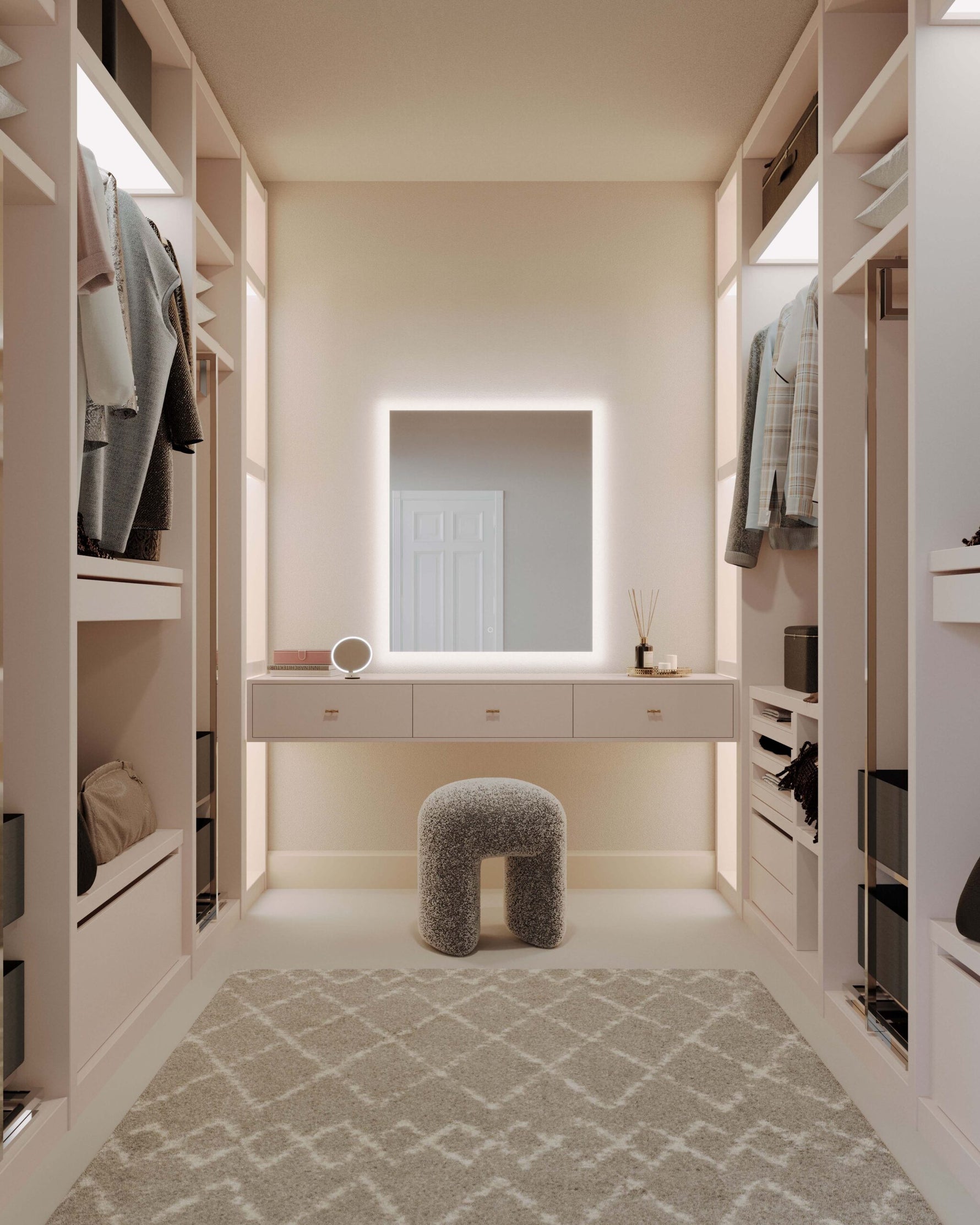 R-Series Studio Rectangle Frameless LED Mirror