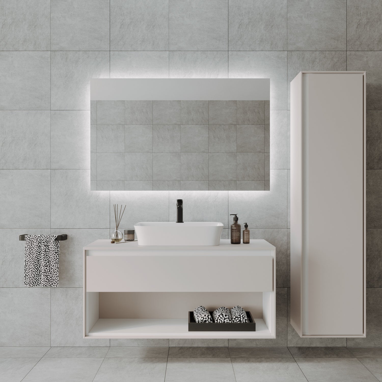 R-Series Bespoke Series Rectangle LED Mirror