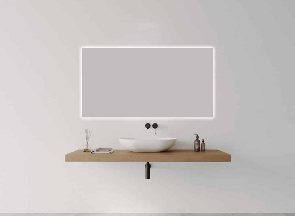 R-Series Studio Rectangle Frameless LED Mirror
