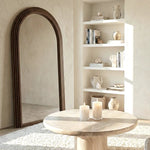 Interior Ave Sierra Arched Step Mirror Walnut 100cm x 180cm
