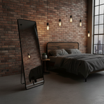 Sophia Rectangular Full Length Rounded Edge Freestanding Mirror