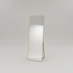 Sophia Rectangular Full Length Rounded Edge Freestanding Mirror