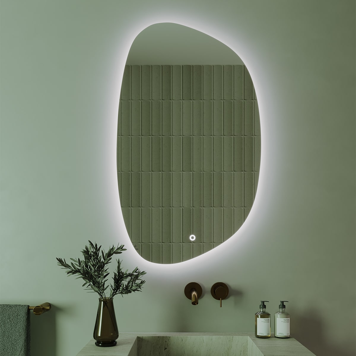 Remer Terra Organic LED Mirror