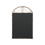 Sylvia Rustic Iron Windowpane Wall Mirror for Indoor & Outdoor Use