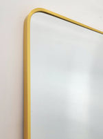 Eliza Gold Metal Rectangular Floor Mirror
