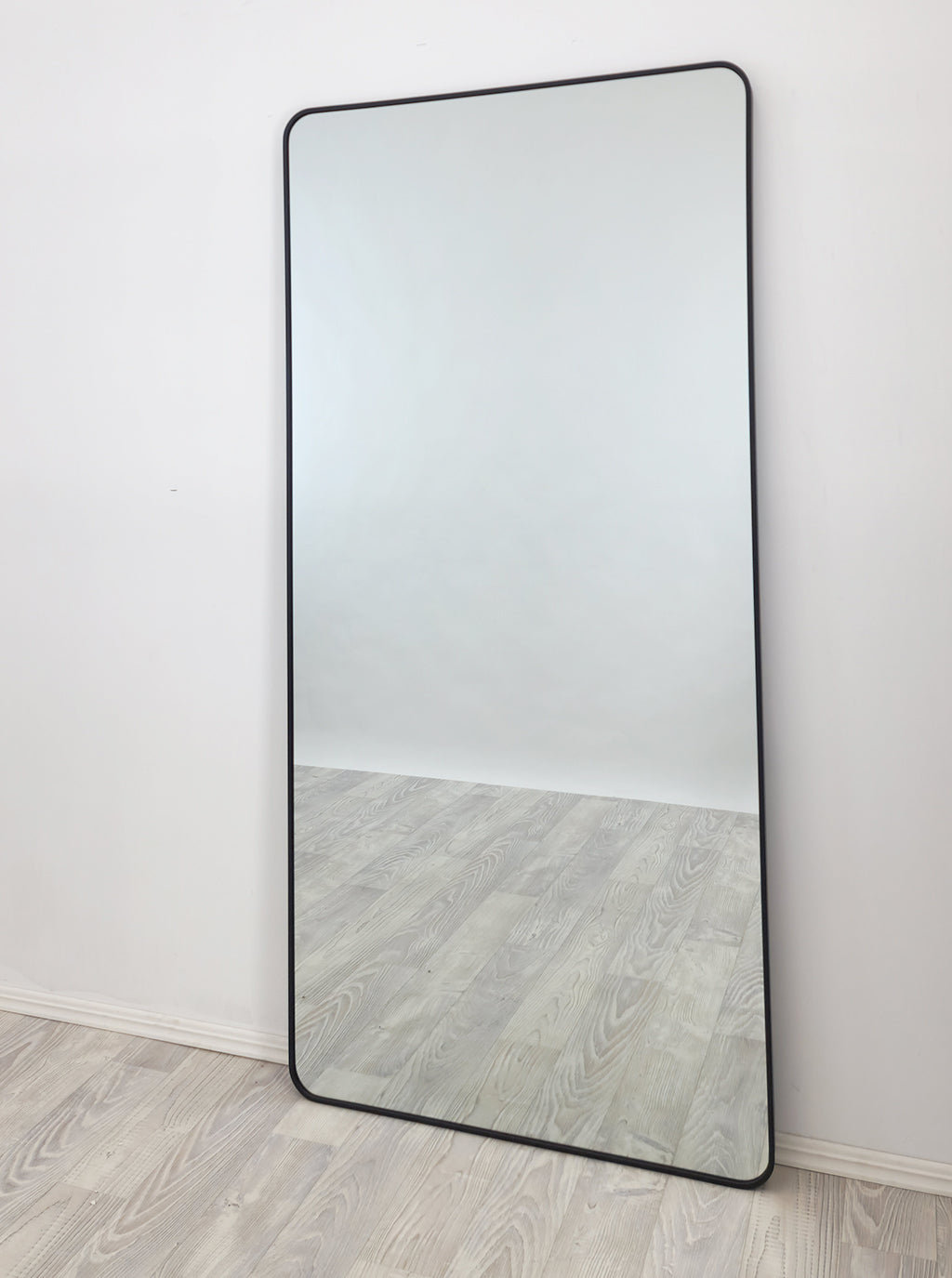 Eliza Black Rectangular Mirror 100cm x 200cm