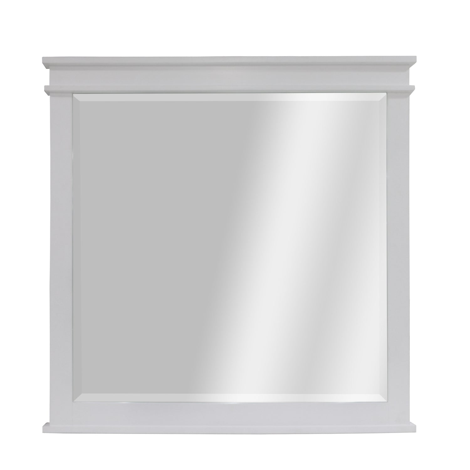 Lily Pine Wood White Dresser Mirror 100cm x 100cm
