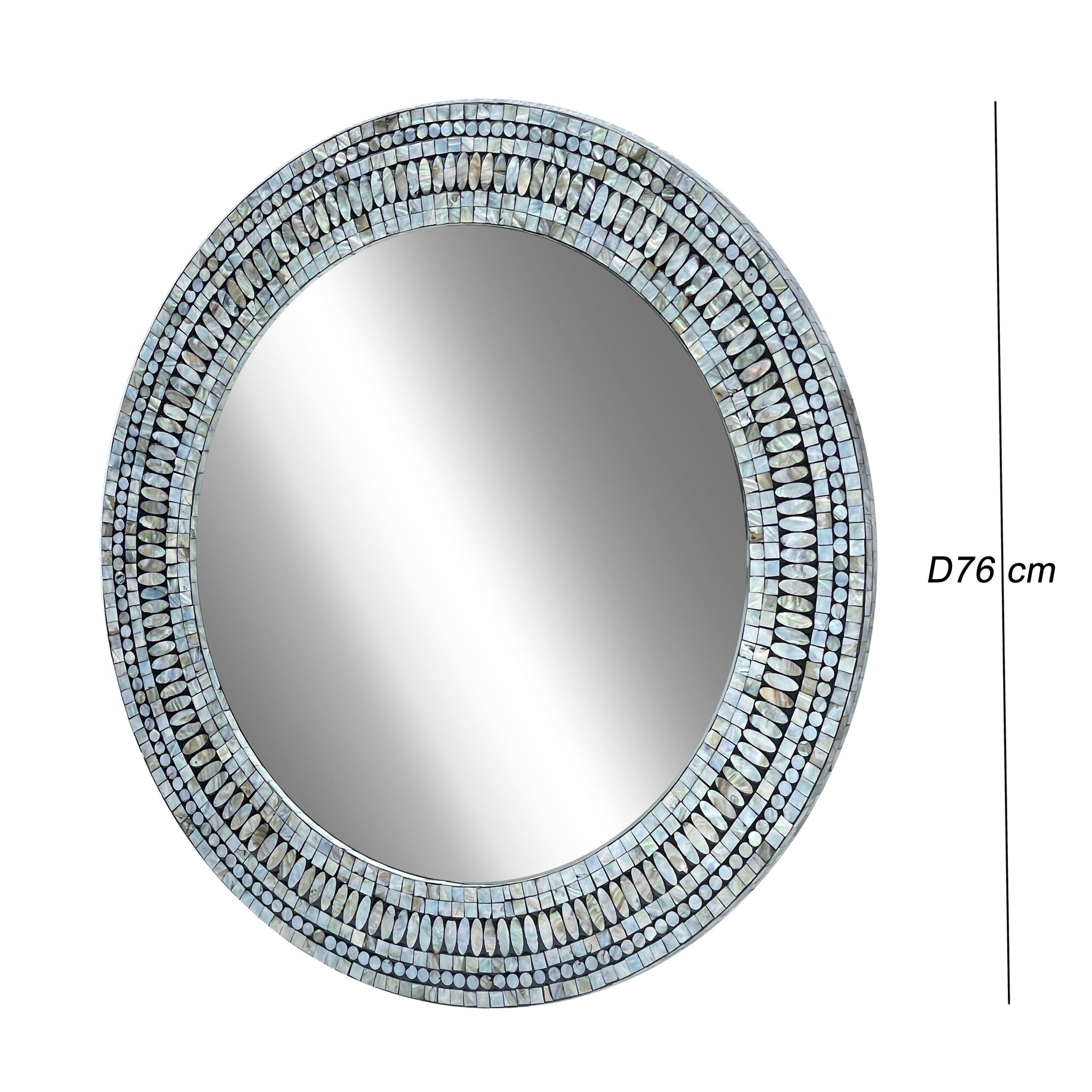 Philbee Interiors Cooper Mother of Pearl Mirror