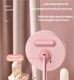 Elosung Pink Portable LED Makeup Mirror