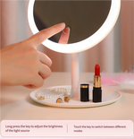 Elosung Pink Portable LED Makeup Mirror