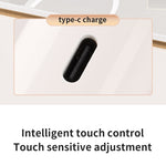 Black cylindrical object with 'type-c charge' text on a white background