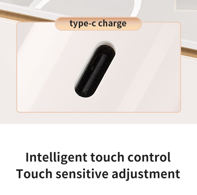 Black cylindrical object with 'type-c charge' text on a white background