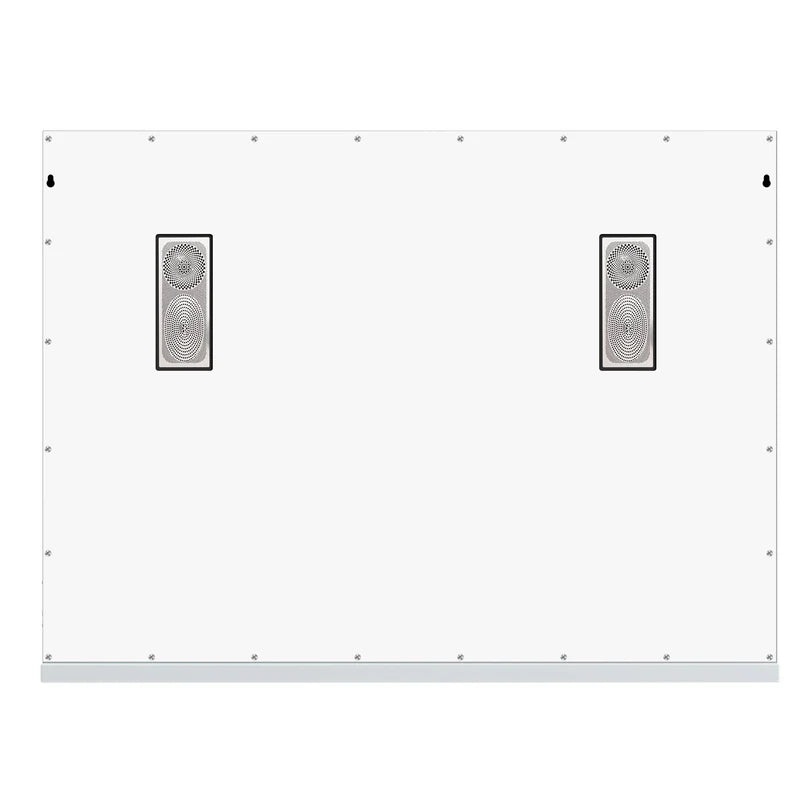 Vanitii Hollywood LED strip music mirror VNT-8058-CrystalBT-WHT