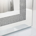 Vanitii Hollywood LED strip music mirror VNT-8058-CrystalBT-WHT