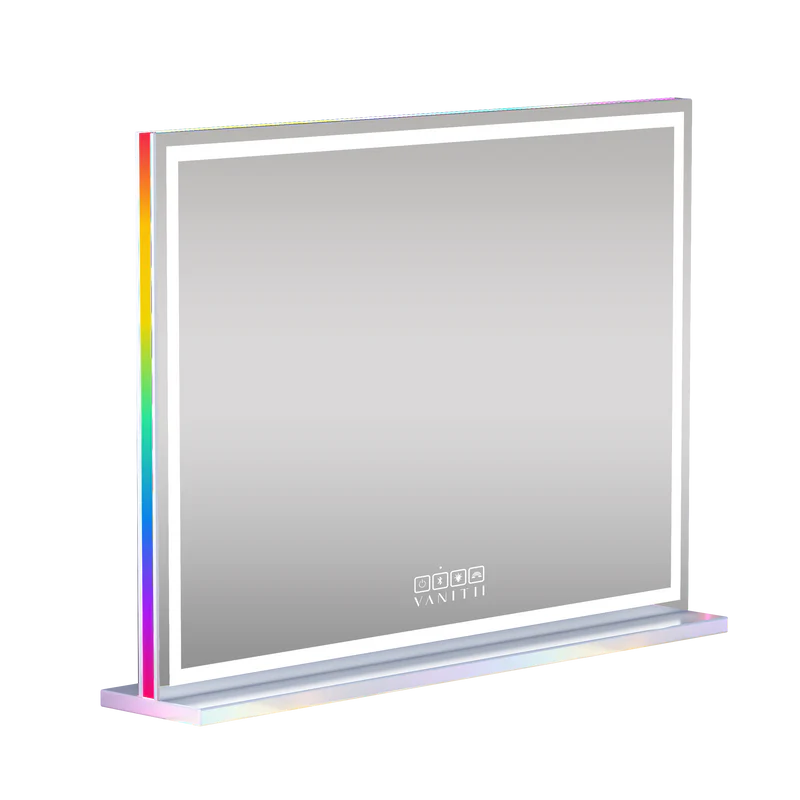 Vanitii Luxe Hollywood Glow Vanity Mirror with RGB and Bluetooth VNT-8058ST-JMBTRGB1