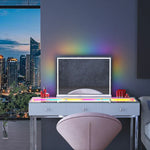 Vanitii Luxe Hollywood Glow Vanity Mirror with RGB and Bluetooth VNT-8058ST-JMBTRGB1