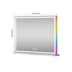 Vanitii Luxe Hollywood Glow Vanity Mirror with RGB and Bluetooth VNT-8058ST-JMBTRGB1