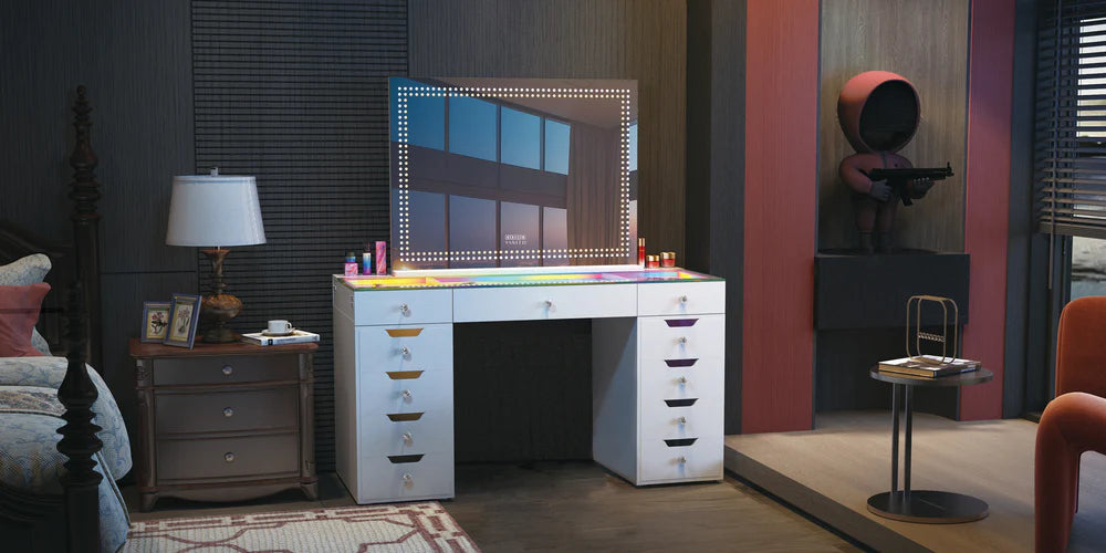 Vanitii VL LED Makeup Mirror with Bluetooth 80cm x 58cm