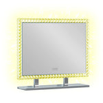 Vanitii Crystal Diamond Vanity Mirror with Bluetooth and RGB