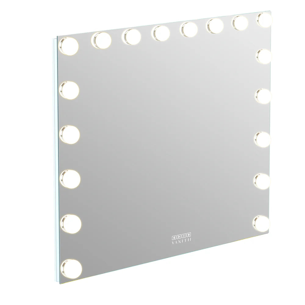 Vanitii Mary Hollywood Mirror with RGB and Bluetooth Speaker 80cm x 58cm