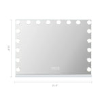 Vanitii Mary Hollywood Mirror with RGB and Bluetooth Speaker 80cm x 58cm