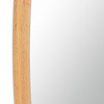 Maha Long Mirror Natural Wood Frame