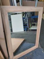 Rowan Woodland Mirror Textured Wood Frame