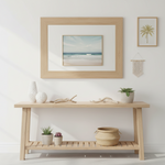 Rowan Woodland Mirror Textured Wood Frame