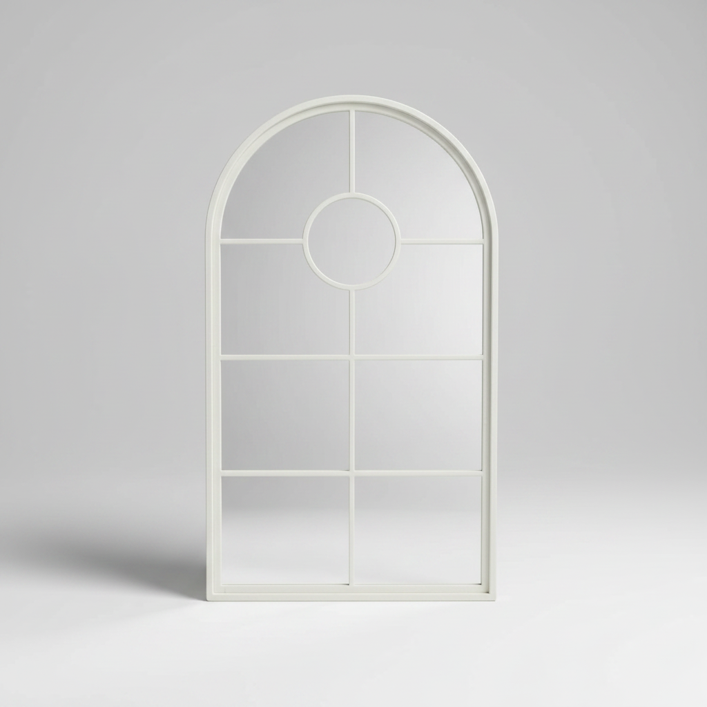 Tova Arch Mirror Modern White
