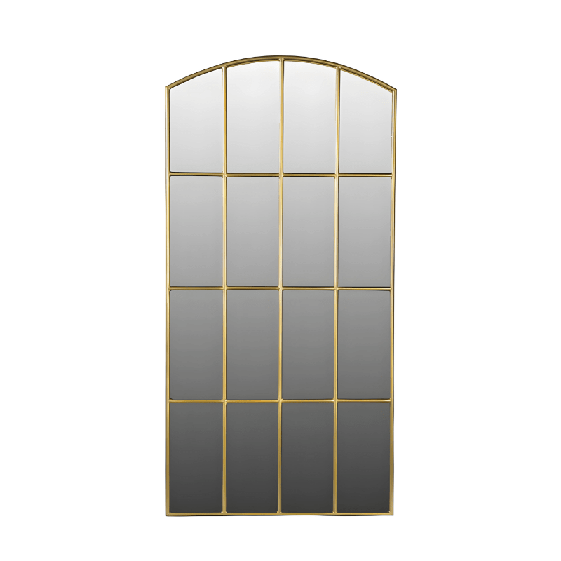 Bisque Traders Alice Arch Window Style Provincial Mirror 100cm x 200cm PR3005BR