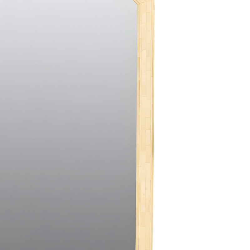 Bisque Traders Amita Bone Inlay Floor Mirror K020