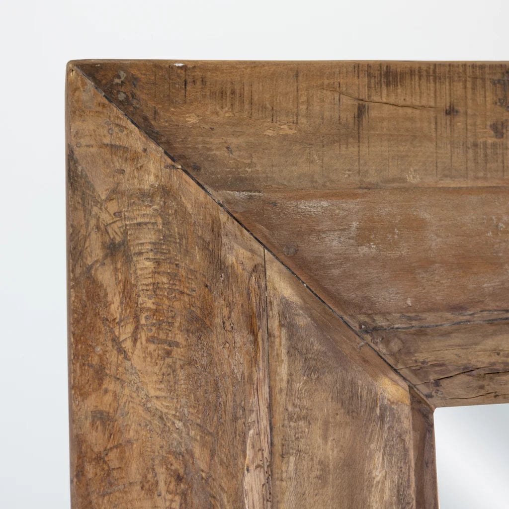 Bisque Traders OF1011N Famu Wood Mirror