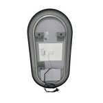 Marley Oval LED Bathroom Frosted Edge Mirror