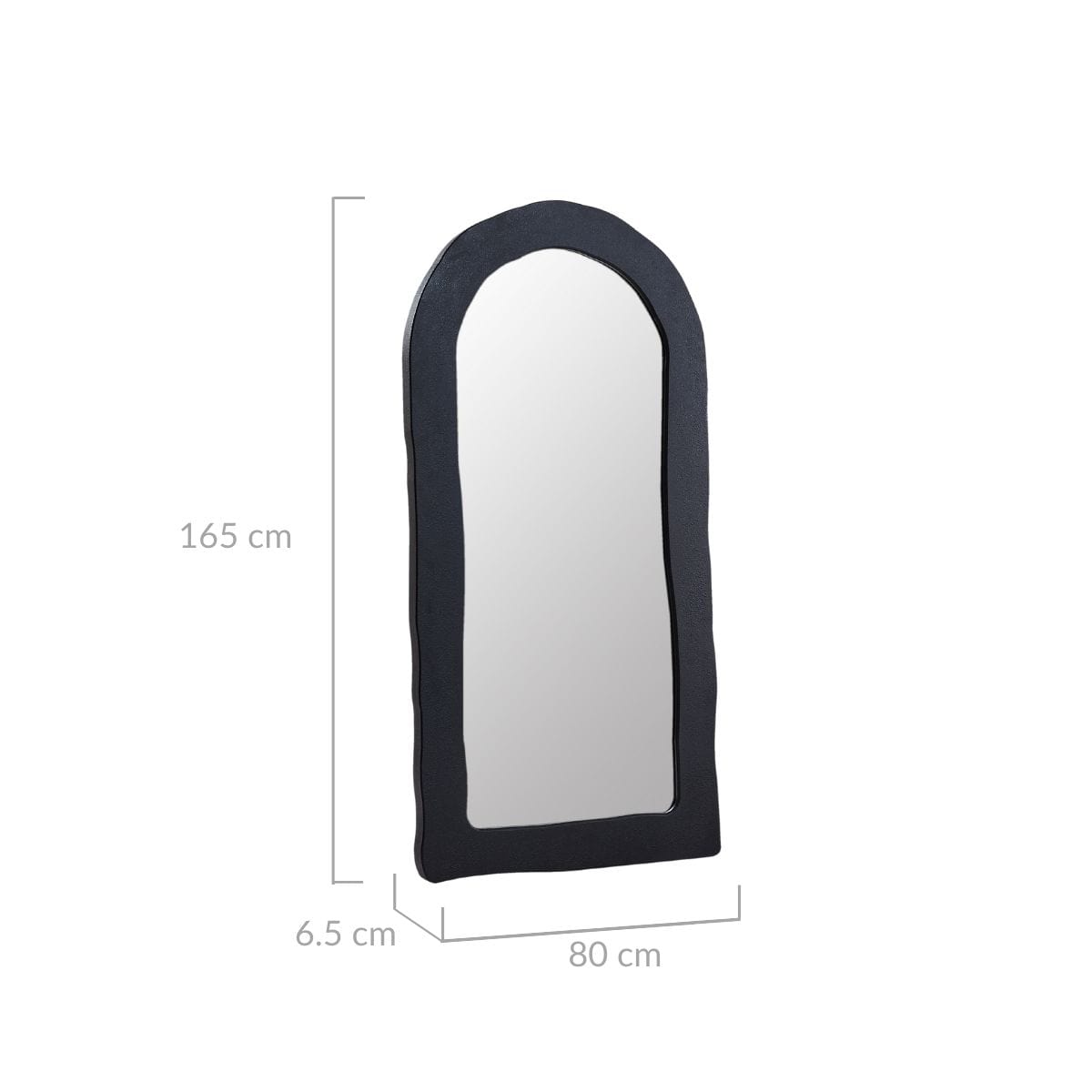 E-Living Furniture V80-ARH-MR80-BLK