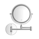 Embellir Embellir Extendable Chrome Makeup Mirror 33x32cm MM-E-EXTEN-10X-LED-7IN
