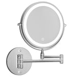Embellir Embellir Extendable Chrome Makeup Mirror 33x32cm MM-E-EXTEN-10X-LED-7IN