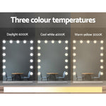 Embellir Embellir Hollywood Frameless Mirror with 15 LED Bulbs 43x51cm MM-FRAMELS-4361-GS