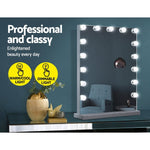 Embellir Embellir Hollywood Frameless Mirror with 15 LED Bulbs 43x51cm MM-FRAMELS-4361-GS