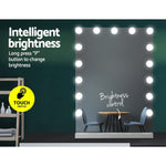 Embellir Embellir Hollywood Frameless Mirror with 15 LED Bulbs 43x51cm MM-FRAMELS-4361-GS