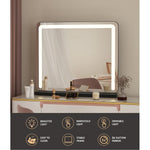 Embellir LED  Makeup Mirror Black |  MM-E-FRAME-5060LED-BK