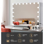 Embellir MM-E-FRAME-6580LED-WH