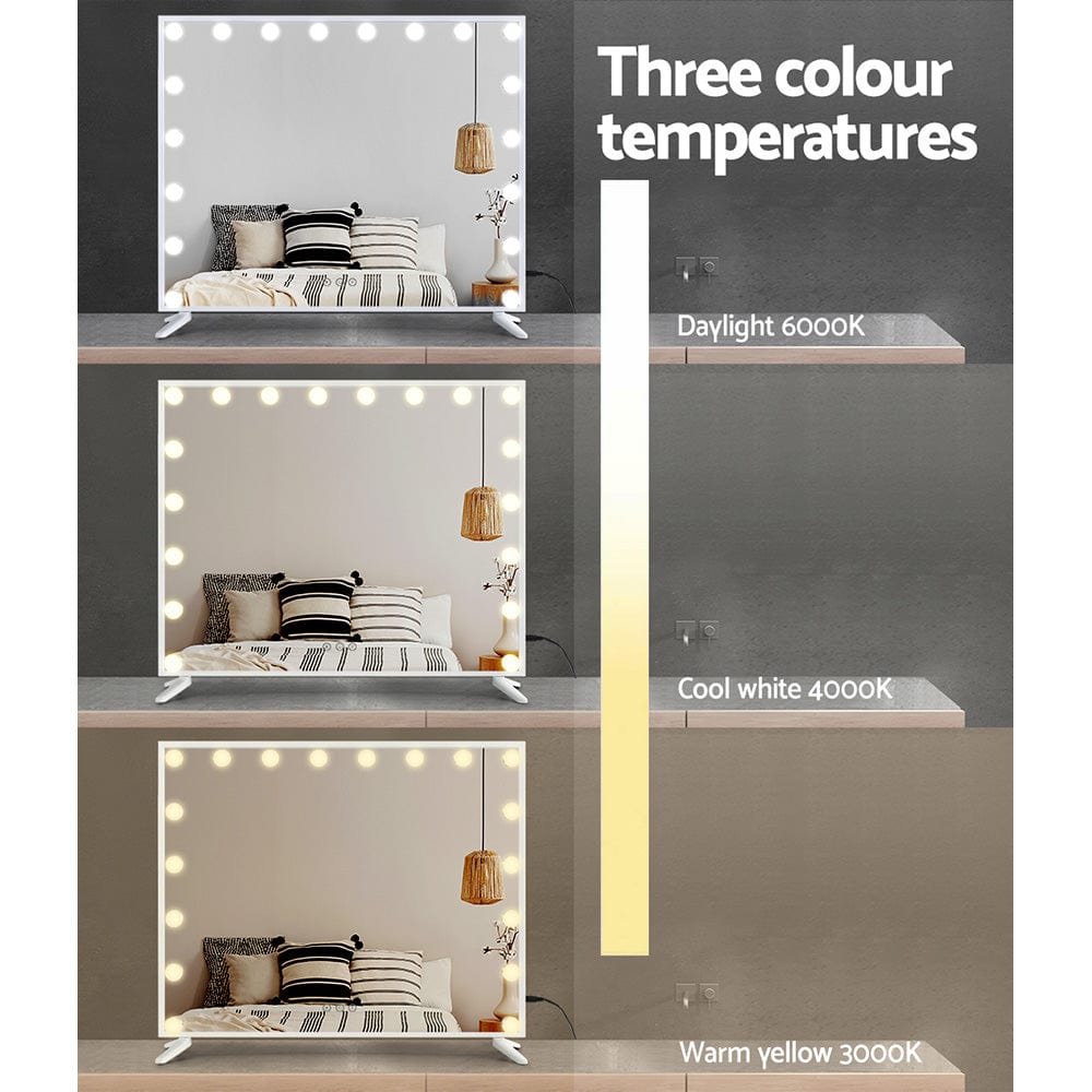 Embellir MM-E-FRAME-6580LED-WH
