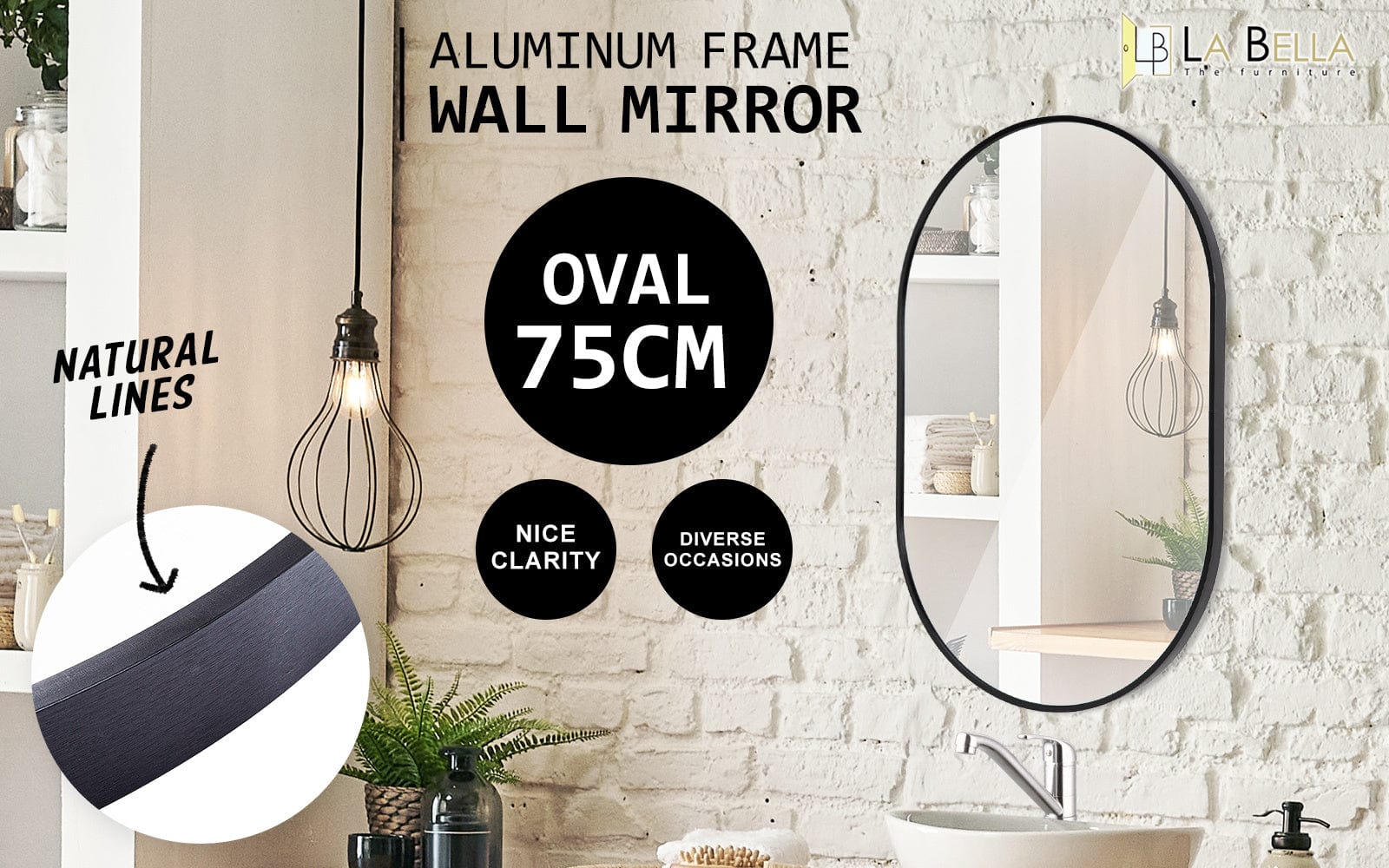 La Bella V274-FT-BM-ALUOV-BK5075-X2