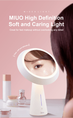 Midea Midea Makeup Mirror in Pink/White