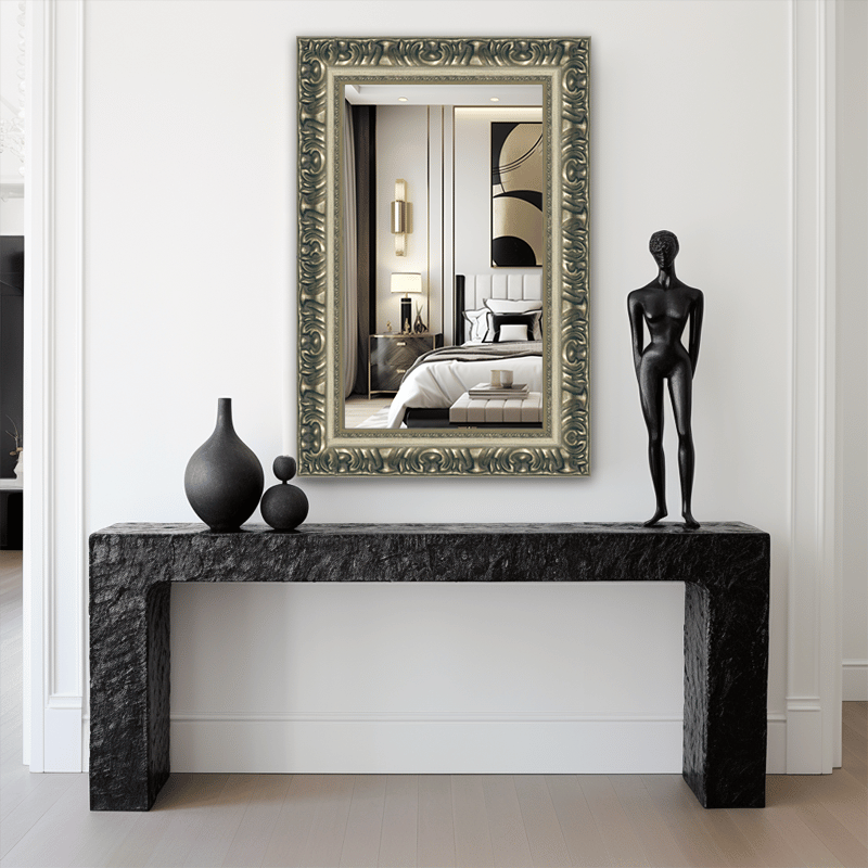 Mirror Space 60cm x 90cm / Antique Silver 545S-6090-P