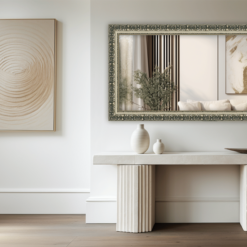 Mirror Space 65cm x 165cm / Antique Silver 545G-65150-P