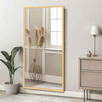 Mirror Space Aria Thin Gold Mirror 60x90cm / 65x150cm / 90x180cm 90cm x 180cm 153G-90180