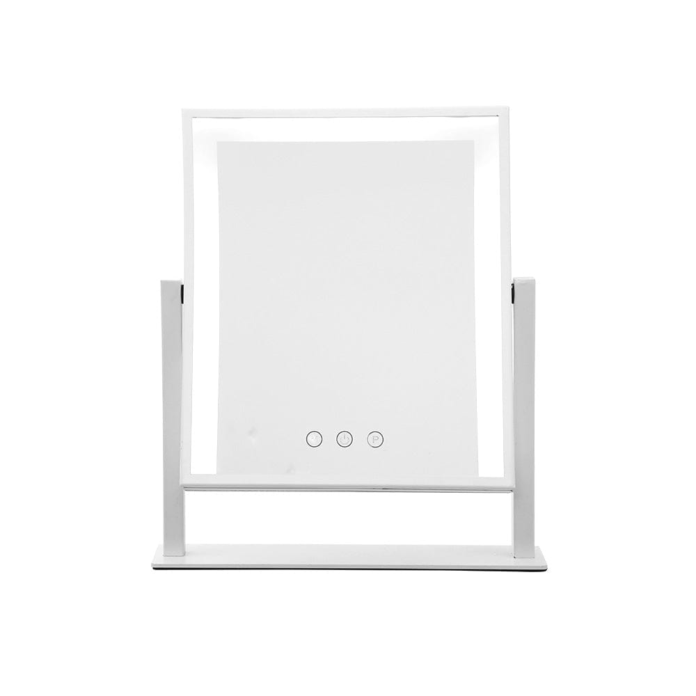 Embellir LED Makeup Mirror White | MM-STAND-2530LED-WH