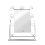 Embellir Hollywood Makeup Mirror  9 Bulbs | White MM-STAND-FRAME-WH